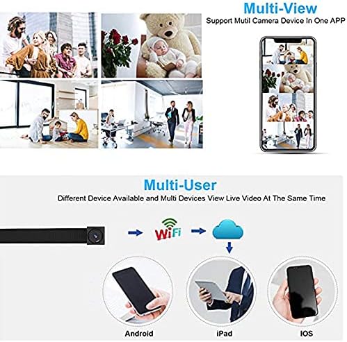 Mini WI-FI Dadus Kamera HD 1080p mozgásérzékelés Vezeték nélküli IP-DIY Falra Szerelhető Kamera, rejtett Kamera Mozgásérzékelő Biztonsági