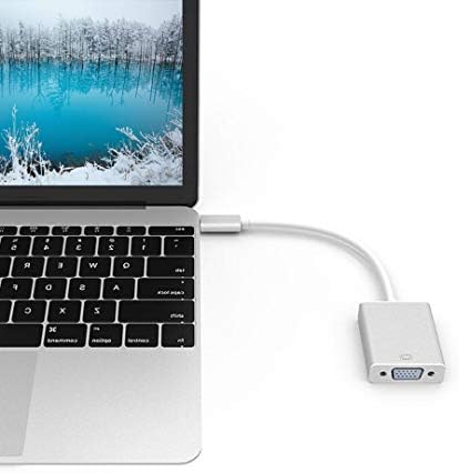 USB-C-VGA Adapter, Bincolo USB 3.1 C Típusú (Thunderbolt 3) - VGA Átalakító Kompatibilis MacBook Pro, Új MacBook, MacBook Air 2018,