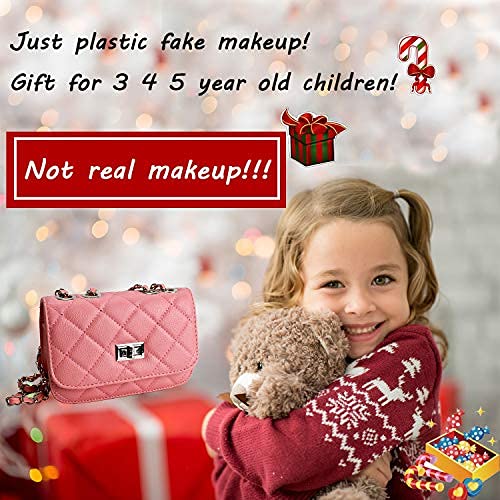 Oké Gyerekek Nem-toxi mosható smink, a lányok, ajándék, Karácsony születésnap hercegnő comestic szép kors táska rózsaszín kis lány