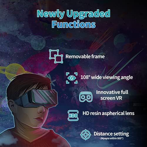 VR Headset-Kompatibilis iPhone, Android, 3D-s Virtuális Valóság Játék Szemüveg, Headset, Legjobb Virtuális Valóság Szemüveg VR Headset