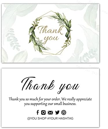 200 Db Egyedi Köszönöm Kártyák Személyre Szabott Logó Üzleti Esküvő, Születésnapi Party Eljegyzési Meghívó