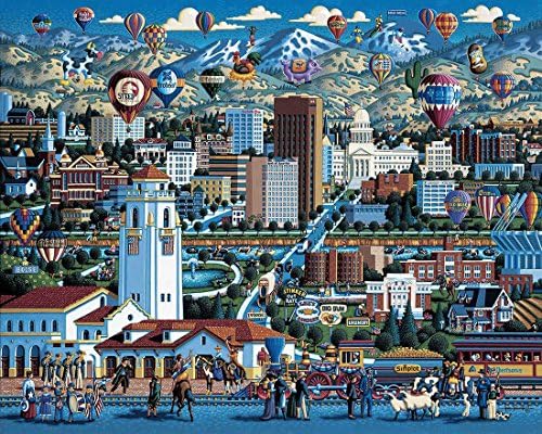 Dowdle Népművészet Puzzle - Boise 500 Pc