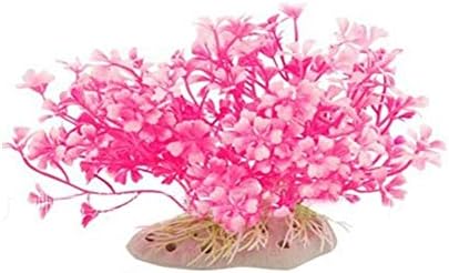 U-M pulabo akvárium Szimuláció Rózsaszín Újrahasználható Műanyag Virág Mesterséges Növény Akvárium Dísz Piros Gyönyörű
