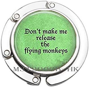 Ne akard, Hogy Engedje el A Repülő Majmok-Repülő Majmok Táska Hook-Idézet Ékszer - Inspiráló ékszer-MT041 (W2)