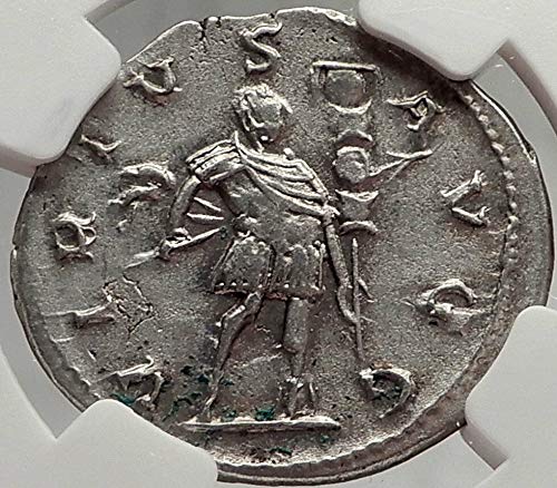 258 AZ GALLIENUS a LÁNDZSA & Standard 258AD KÖLN Anc Antoninianus Jó NGC