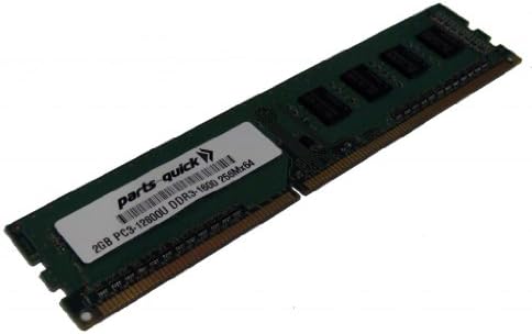 2GB Memória bővítés, a Gigabyte GA-H55M-S2H Alaplap DDR3 PC3-12800 1600 MHz Nem ECC DIMM RAM (ALKATRÉSZEK-GYORS Márka)