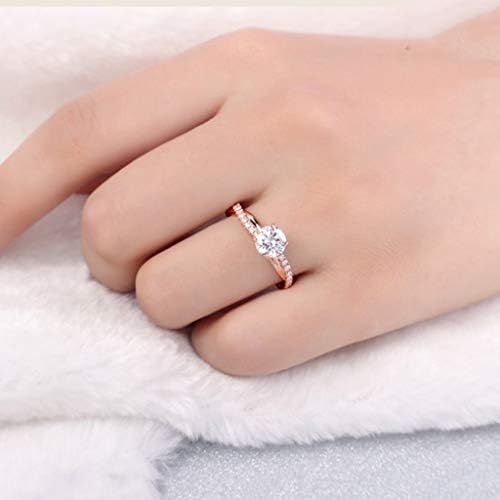 Nihewoo Nők Esküvői Eljegyzési Gyűrű 925 Sterling Ezüst Gyűrű, Drágakő, Jegygyűrű, Gyémánt Gyűrű, Ékszerek, Ajándék
