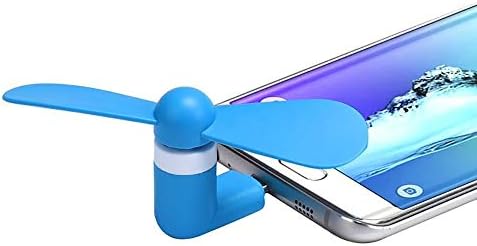 Lövés Esetben Mini Műanyag Micro-USB Ventilátor Sony Xperia Z5 Kompakt Kék