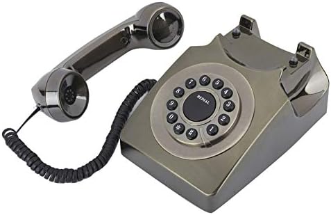 V BESTLIFE Antik Telefon lakberendezés,Vezetékes telefon, Vezetékes Telefon Klasszikus Európai Retro Telefon Haza Vintag Többfunkciós,