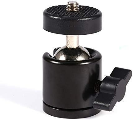 XIANYUNDIAN Fekete DSLR Fényképezőgép Tartozékok Mini Állvány Labdát, Fej 360 Forgatható Ballhead+1/4 Csavar Mount Mini Állvány BallHead